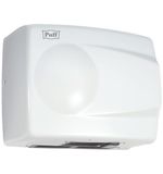 Сушилка для рук PUFF-8828W, 1500 Вт, время сушки 30 секунд, металл, белая