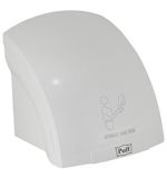 Сушилка для рук PUFF-8820, 2000 Вт, время сушки 25 секунд, пластик, белая