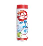 Чистящее средство 480 г, ПЕМОЛЮКС Сода-5, "Яблоко", порошок