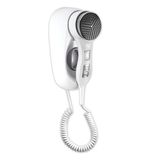Фен для волос, стационарный KSITEX F-1400 WC, 1400 Вт, пластик/металл, белый