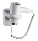 Фен для волос, стационарный KSITEX F-1800 W, 1800 Вт, пластик/металл, белый