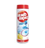 Чистящее средство 480 г, ПЕМОЛЮКС Сода-5, "Лимон", порошок