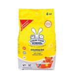 Стиральный порошок для всех типов стирки 6 кг, УШАСТЫЙ НЯНЬ, 1015