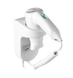 Фен для волос настенный SONNEN HD-1288D, 1200 Вт, пластиковый корпус, 4 скорости, белый, 604197