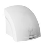 Сушилка для рук SONNEN HD-688, 2000 Вт, время сушки 25 секунд, пластиковый корпус, белая, 604192