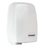 Сушилка для рук SONNEN HD-120, 1000 Вт, время сушки 30 секунд, пластиковый корпус, белый, 604190