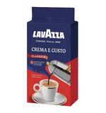 Кофе молотый LAVAZZA (Лавацца) "Crema e Gusto", натуральный, 250 г, вакуумная упаковка, 3876
