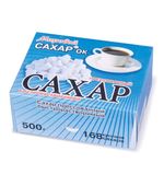 Сахар-рафинад 0,5 кг (168 кусочков, размер 12х14х15 мм), картонная упаковка, 500347