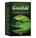 Чай GREENFIELD (Гринфилд) "Flying Dragon", зеленый, листовой, 100 г, 0357