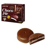 Печенье LOTTE "Choco Pie Cacao" ("Чоко Пай Какао"), глазированное, картонная упаковка, 336 г, 12 шт. х 28 г