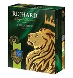 Чай RICHARD (Ричард) "Royal Green", зеленый, 100 пакетиков по 2 г, 610150