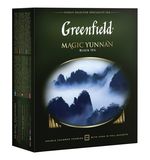 Чай GREENFIELD (Гринфилд) "Magic Yunnan" ("Волшебный Юньнань"), черный, 100 пакетиков в конвертах по 2 г, 0583-09