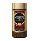 Кофе молотый в растворимом NESCAFE (Нескафе) "Gold", сублимированный, 190 г, стеклянная банка, 12135508