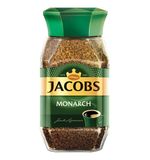 Кофе растворимый JACOBS MONARCH, сублимированный, 190 г, в стеклянной банке, 11233