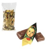 Конфеты шоколадные КРАСНЫЙ ОКТЯБРЬ "Аленка", вафельные, молочно-ореховые, 1000 г, пакет, КО11384