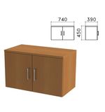 Шкаф-антресоль "Монолит", 740х390х450 мм, цвет орех гварнери, АМ01.3