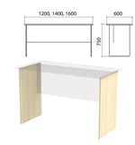 Опоры ЛДСП к столам письменным "Канц" шириной 1200, 1400, 1600 мм, дуб молочный, СК20, СК20.15.2