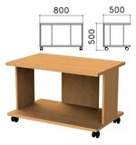 Стол журнальный "Монолит", 800х500х500 мм, цвет бук бавария, ЖМ02.1