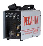 Сварочный аппарат инверторный САИ 250 РЕСАНТА, сварочный ток до 250 А, диаметр электрода до 6 мм, 65/6