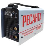 Сварочный аппарат инверторный САИ 190 РЕСАНТА, сварочный ток до 190 А, диаметр электрода до 5 мм, 65/2