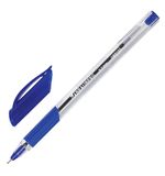 Ручка шариковая масляная BRAUBERG "Extra Glide Grip", трехгранная, узел 0,7 мм, линия 0,35 мм, синяя, OBP103