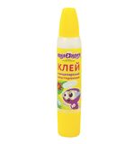 Клей канцелярский силикатный с двусторонним аппликатором (узкий/широкий), ЮНЛАНДИЯ, 30 мл