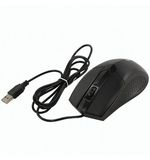 Мышь проводная DEFENDER Optimum MB-270, USB, 2 кнопки + 1 колесо-кнопка, оптическая, черная, 52270