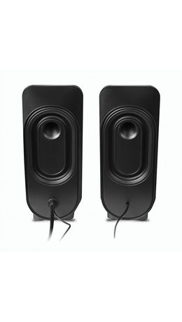 Колонки компьютерные SVEN 325, 2.0, 2х3 Вт, пластик, черные, SV-014643