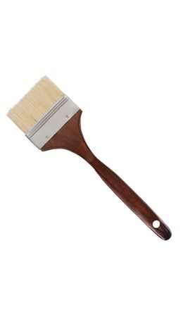 Кисть художественная профессиональная BRAUBERG ART, щетина, флейц, № 50, короткая руч