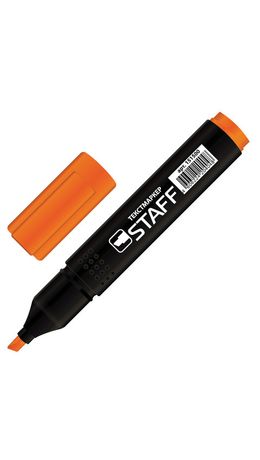 Текстмаркеры STAFF, НАБОР 4шт., "STICK", скошен. наконечник 1-4 мм, (лимон, зел, оранж, роз), 151501