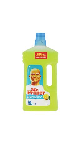 Средство для мытья пола и стен 1л MR.PROPER (Мистер Пропер) "Лимон", ш/к 44762, 1008196