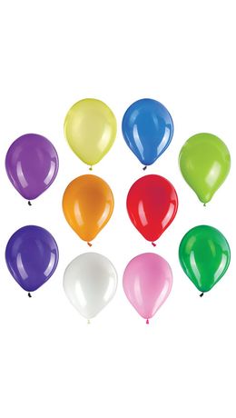 Шары воздушные ЗОЛОТАЯ СКАЗКА, 10"(25см), КОМПЛЕКТ 50 штук, ассорти 10 цветов, пакет, 105001