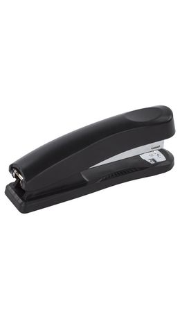 Степлер №24/6, 26/6 BRAUBERG "Standard+", до 30 листов, полнозагрузочный,черный, 228606