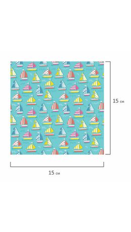 Цветная WASHI-бумага для скрапбукинга и декора ЛЕТО, 15*15см, самоклеящаяся, 12 листов, 6 дизайнов, ОСТРОВ СОКРОВИЩ, 661720