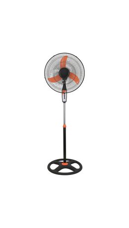Вентилятор напольный, 3 режима, SONNEN, TF-50W-45-А304, d=45 см, 50Вт, черный, 454789, FS-45-A304
