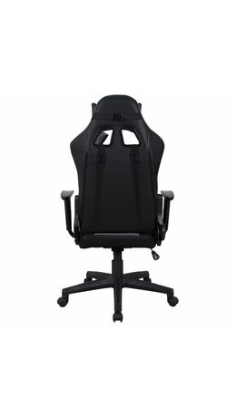 Кресло компьютерное BRABIX "GT Racer GM-100", две подушки, экокожа, черное/серое, 531926