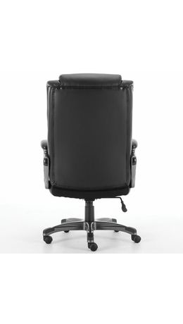 Кресло офисное BRABIX PREMIUM "Solid HD-005", НАГРУЗКА до 180 кг, рециклированная кожа, черное, 531941
