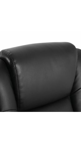 Кресло офисное BRABIX PREMIUM "Solid HD-005", НАГРУЗКА до 180 кг, рециклированная кожа, черное, 531941