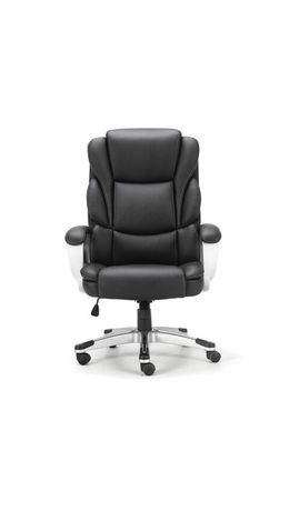 Кресло офисное BRABIX PREMIUM "Rest EX-555", пружинный блок, экокожа, черное, 531938