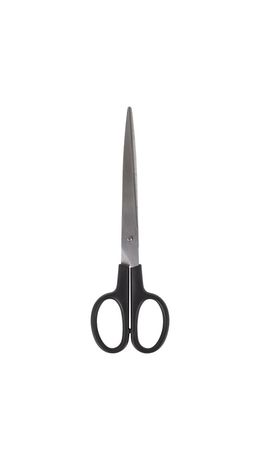 Ножницы BRAUBERG "Standard" 205 мм, классической формы, черные, 237097