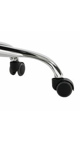 Кресло офисное BRABIX "Fit EX-514", с подголовником, хром, черное, 531949