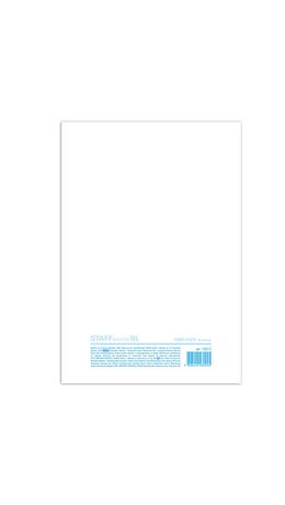 Книга учета 48л, мелованный картон, пустографка, блок офсет, А4 (200х290мм), STAFF, Х, 130212