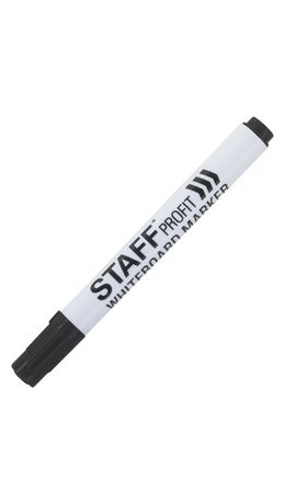 Маркер для доски STAFF, ЧЕРНЫЙ, круглый наконечник, 2,5мм, 151644