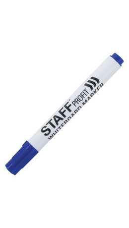 Маркер для доски STAFF, СИНИЙ, круглый наконечник, 2,5мм, 151644