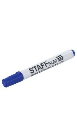 Маркер для доски STAFF, СИНИЙ, круглый наконечник, 2,5мм, 151644