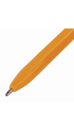 Ручка шариковая STAFF ORANGE C-51, СИНЯЯ, корпус оранжевый, узел 1 мм, линия письма 0,5 мм, 143332