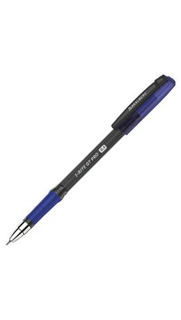 Ручка шариковая масляная с грипом BRAUBERG "i-Rite GT PRO", СИНЯЯ, корпус тонирированный черный, узел 0,4 мм, 143303