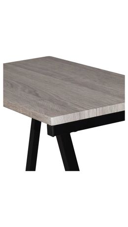 Стол на металлокаркасе BRABIX "LOFT CD-004" (ш1200*г535*в1110мм), 3 полки, цвет дуб антик, 641219