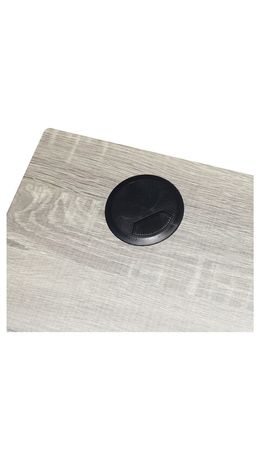 Стол на металлокаркасе BRABIX "LOFT CD-006" (ш1200*г500*в730мм), 2 полки, цвет дуб антик, 641225