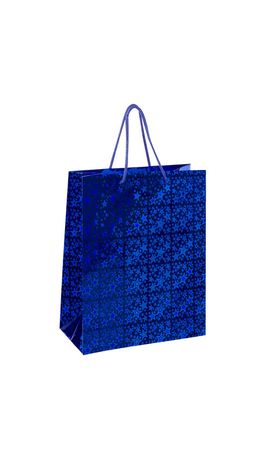 Пакет подарочный 26x12,7x32,4 см, ЗОЛОТАЯ СКАЗКА голография, ассорти 4 цвета, 606607